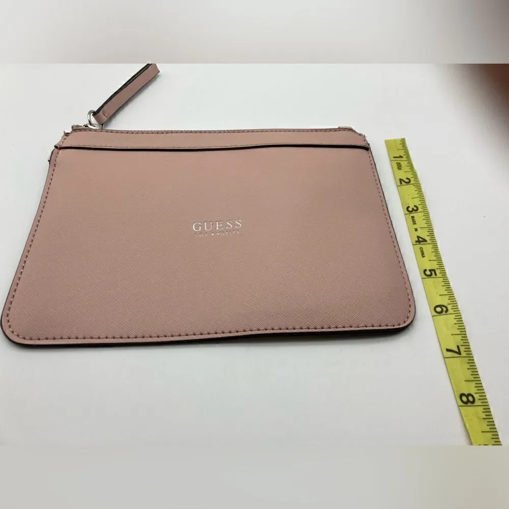 Guess Cosmetic Bag Pink Color Like New